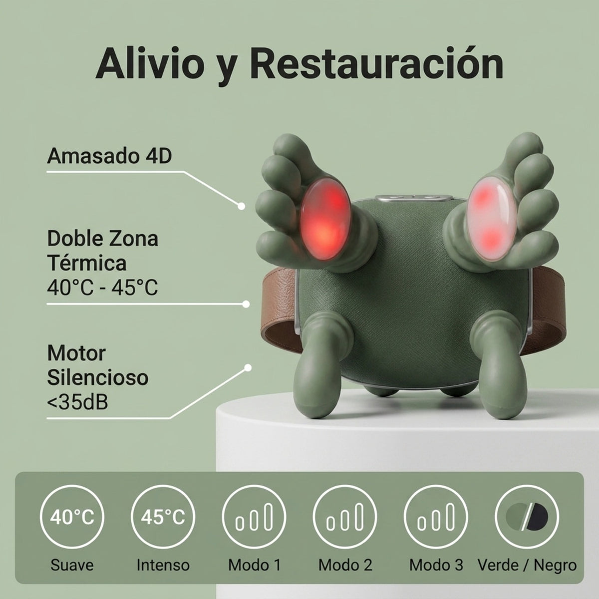 Masajeador Portatil De Cuello Y Hombros